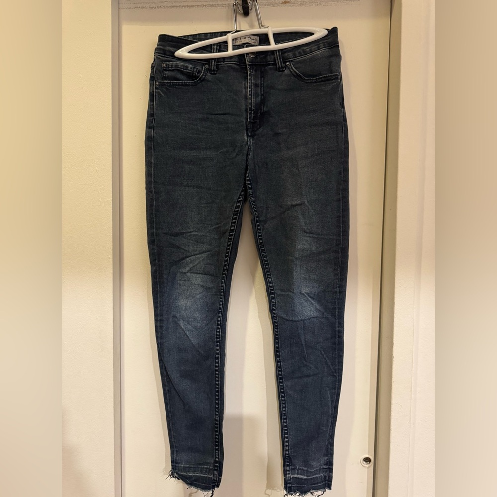 Primark Dark Blue Skinny Jeans, High Waisted, Size 6